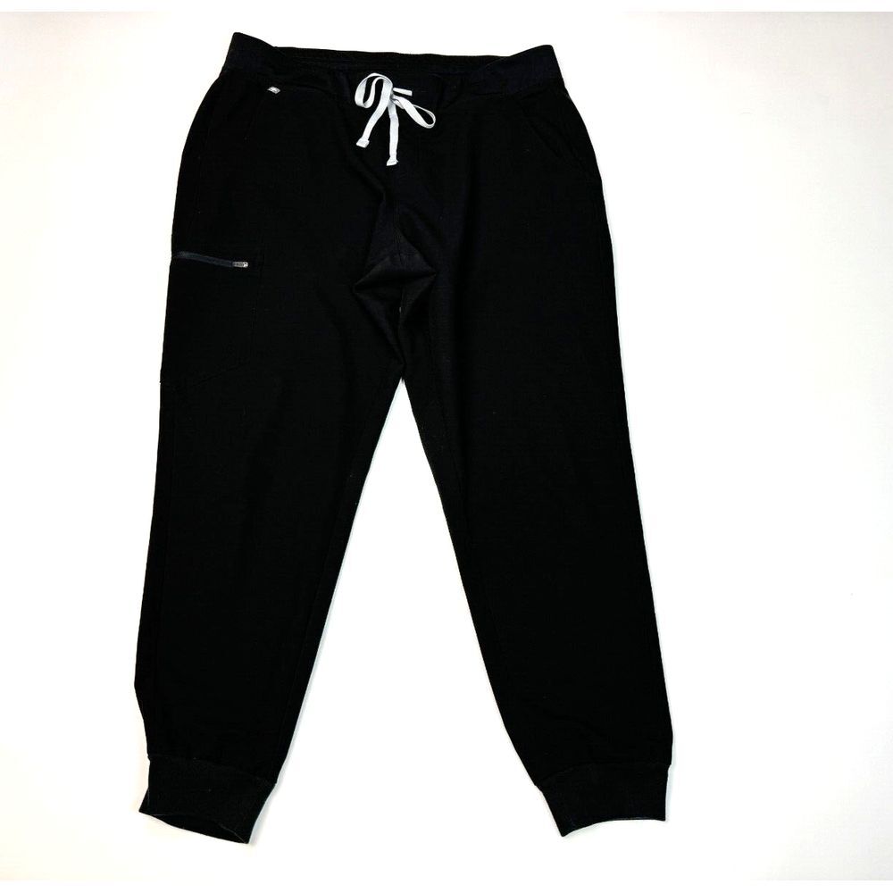 Figs Technical Collection Zamora Jogger Scrub Pants‎ Women XL EUC Pockets Black